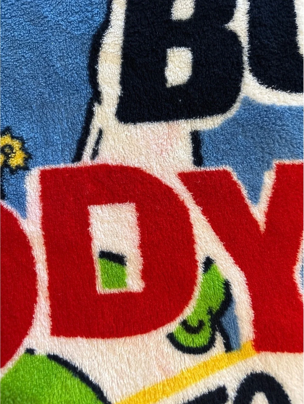 Vintage Toy Story Toddler Blanket Buzz Woody We Came To Play ZHNGJG-JGSU Flawed